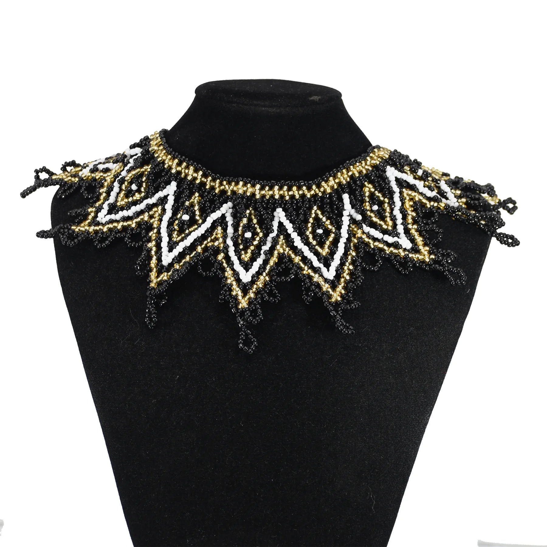 Handmade Boho Ethnic Big Choker Necklace