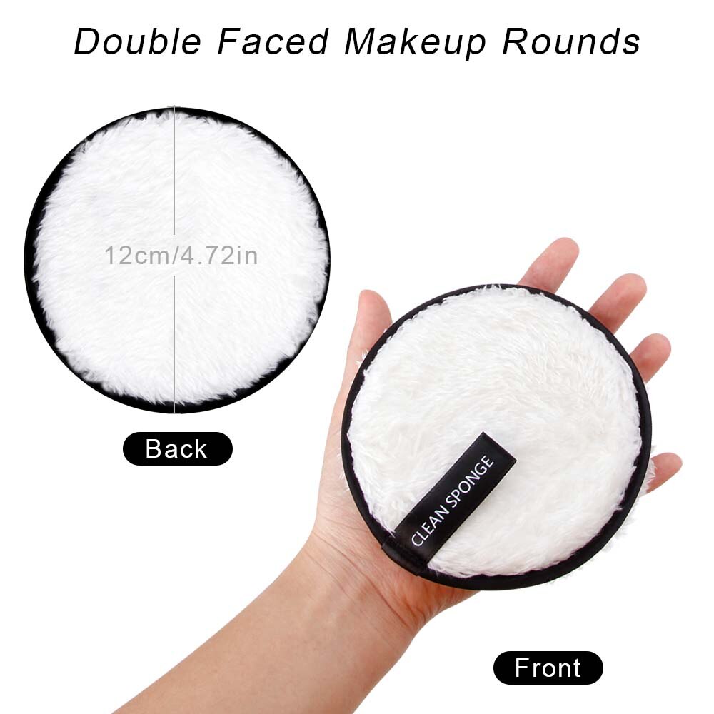 Effortless Makeup Removal Microfiber Reusable Pads for Cost-Effective Beauty