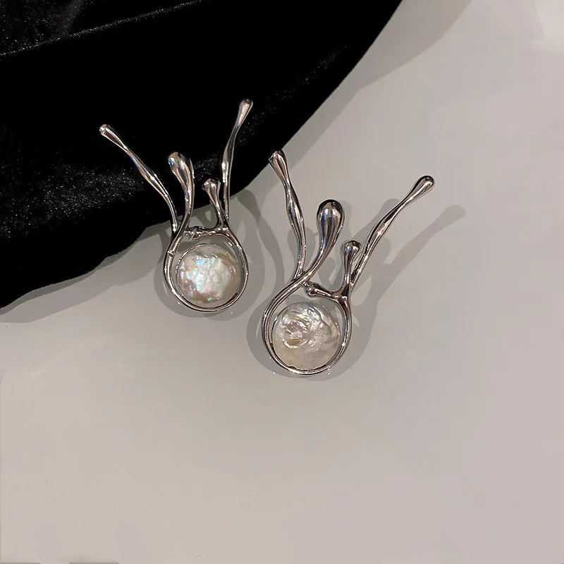 Lunar Luster Earrings