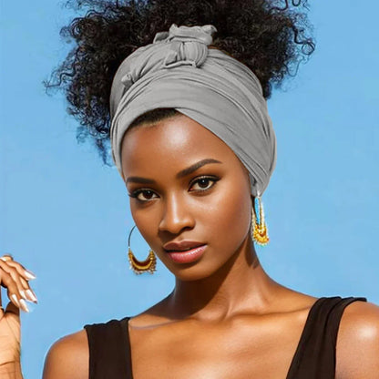 Super Soft Extra Long Breathable Stretchy Jersey Turban Headband