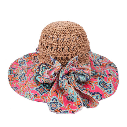 Kleurrijke en stijlvolle hoed voor UV-bescherming
