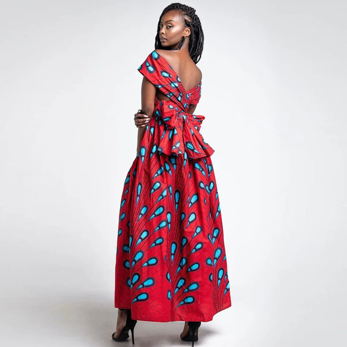 Infinity Maxi Dress Ankara African Print