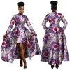African High Low Dashiki Dress