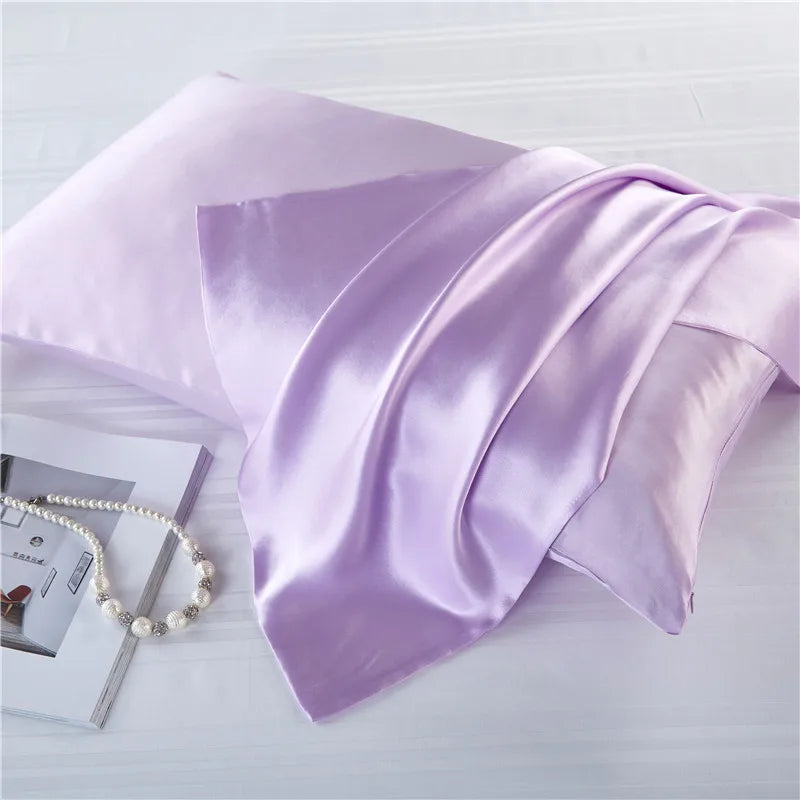 Natural Mulberry Silk Pillowcase for Locs