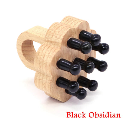 Healing Crystal Scalp Massager Tool
