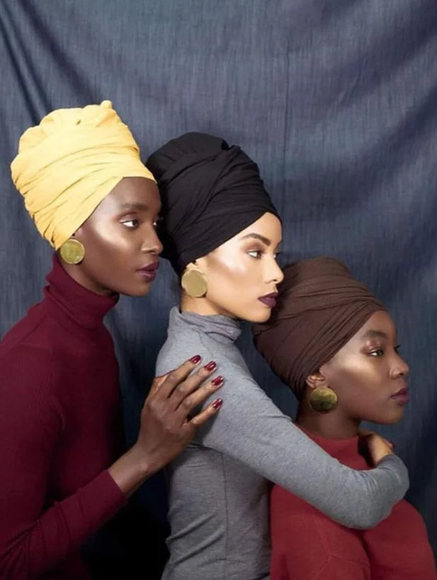 Headband Wrap Scarf For Locs &amp; Braids