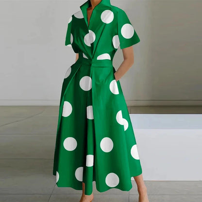 Monochrome Muse Abstract Print Midi Dress