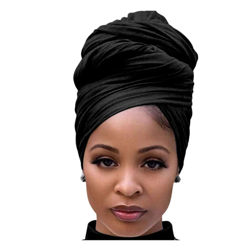 Headband Wrap Scarf For Locs &amp; Braids