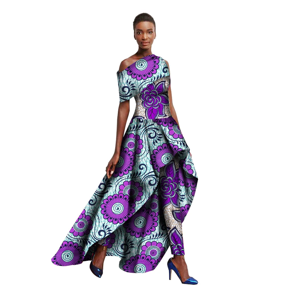 Off-Shoulder Two Piece Ankare Suite for Women