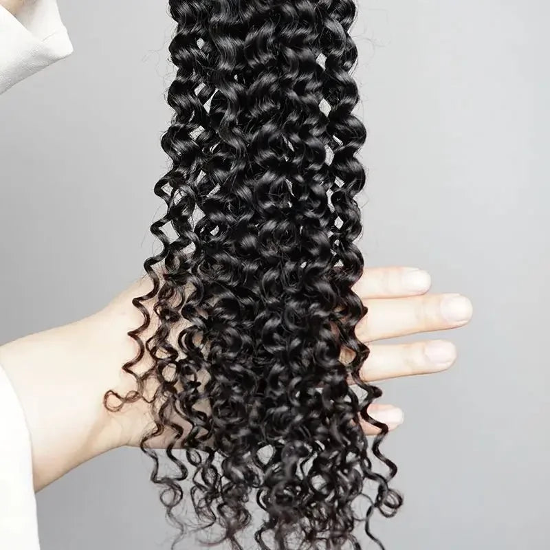 Kinky Curly Remy Human Braiding Hair Extensions
