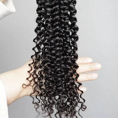 Kinky Curly Remy Human Braiding Hair Extensions