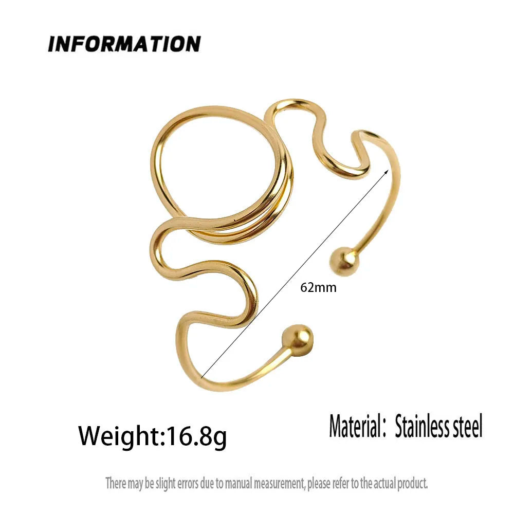 Water Proof Stainless Steel Hair Cuff for Locs and Braids Ponytails