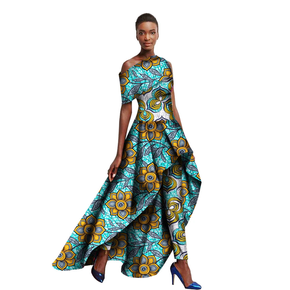 Off-Shoulder Two Piece Ankare Suite for Women