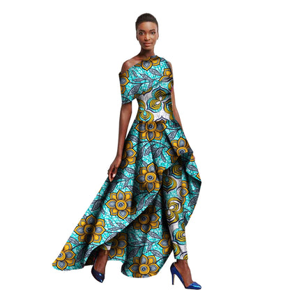 Off-Shoulder Two Piece Ankare Suite for Women