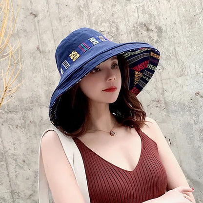 Vibrant Reversible Sun Hat – Dual-Sided Style