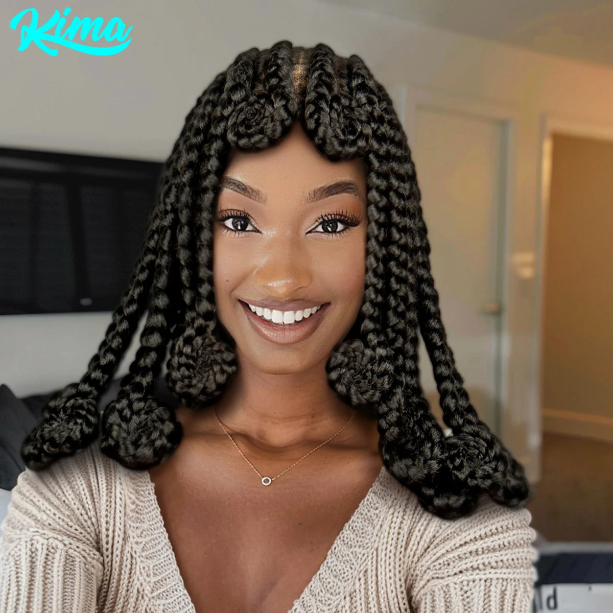 Bohemian Goddess Braided Lace Wig - Perfect for Daily Use