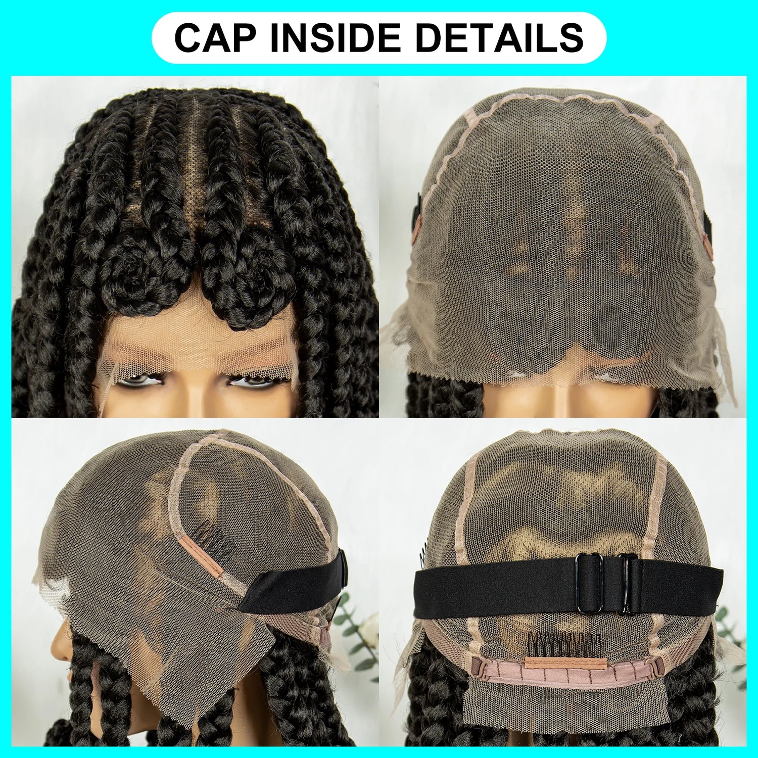 Bohemian Goddess Braided Lace Wig - Perfect for Daily Use