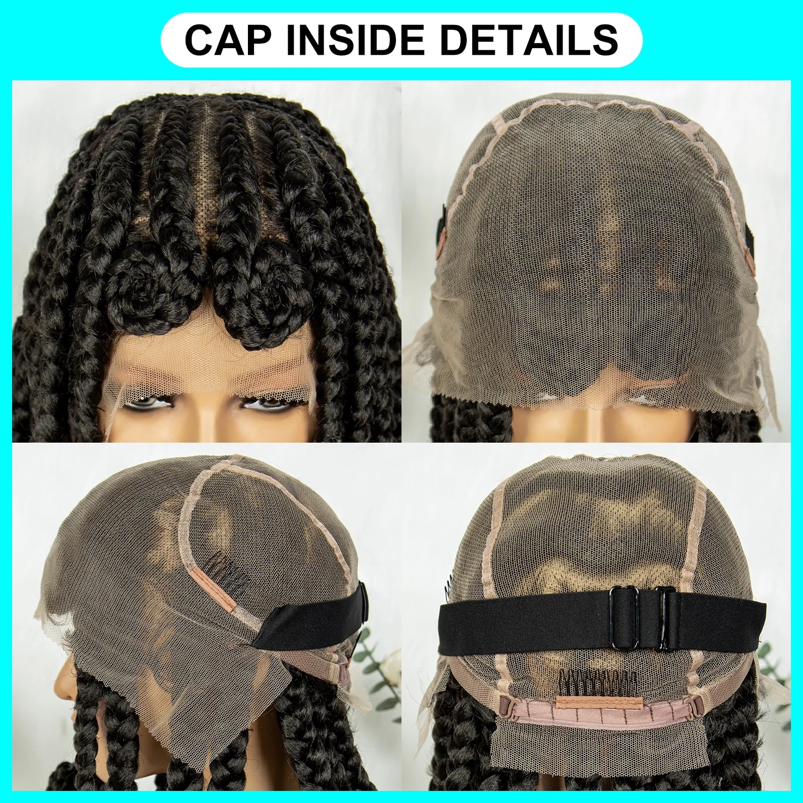 Bohemian Goddess Braided Lace Wig - Perfect for Daily Use