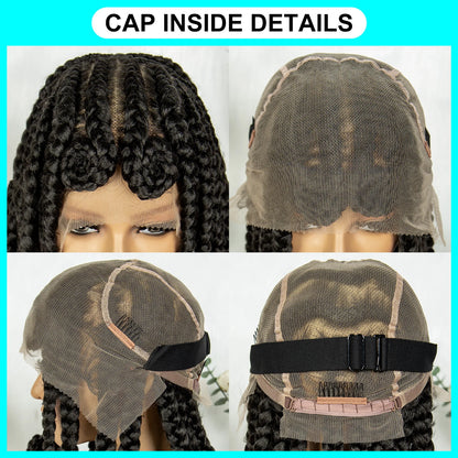 Bohemian Goddess Braided Lace Wig - Perfect for Daily Use