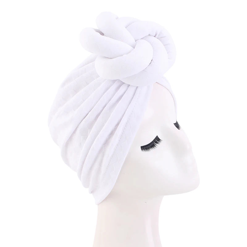 Easy Flower Turban Head Wrap for Effortless Elegance