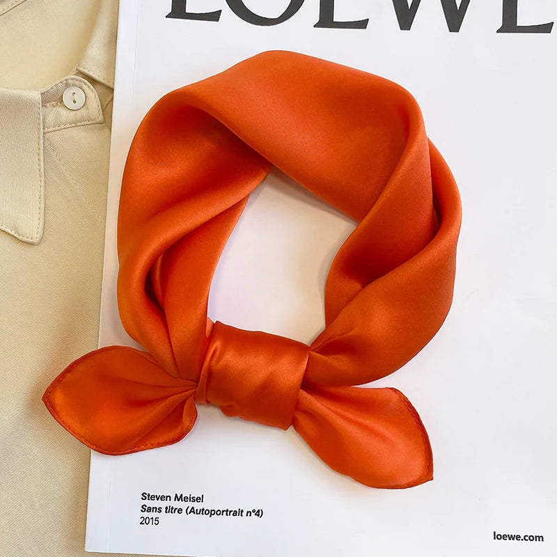 Classic 100% Silk Bandana Scarf