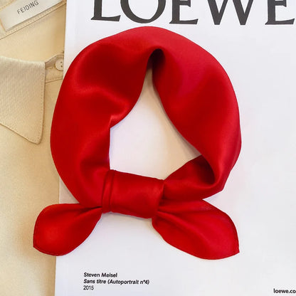 Classic 100% Silk Bandana Scarf