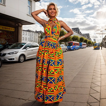 African Infinity Maxi Dress