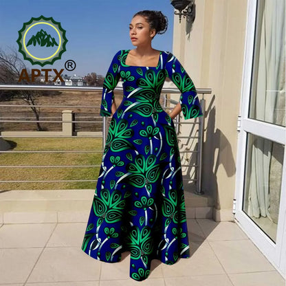Curvy Ankara Maxi Dress - Plus Size Fashion | Stylish Pockets WhatNaturalsLove.com Curvy Ankara Maxi Dress - Plus Size Fashion | Stylish Pockets WhatNaturalsLove.com