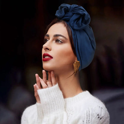 Chic Knotted Turban Headwrap - Elegant