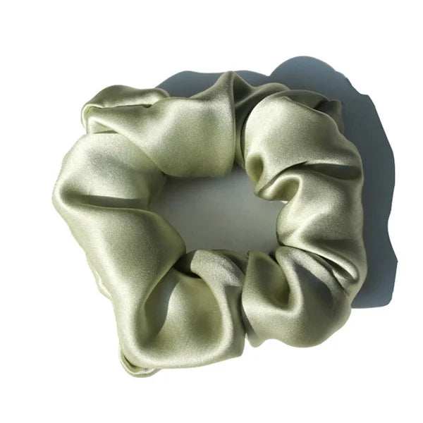 Super Soft 100% Pure Mulberry Silk Scrunchies Large