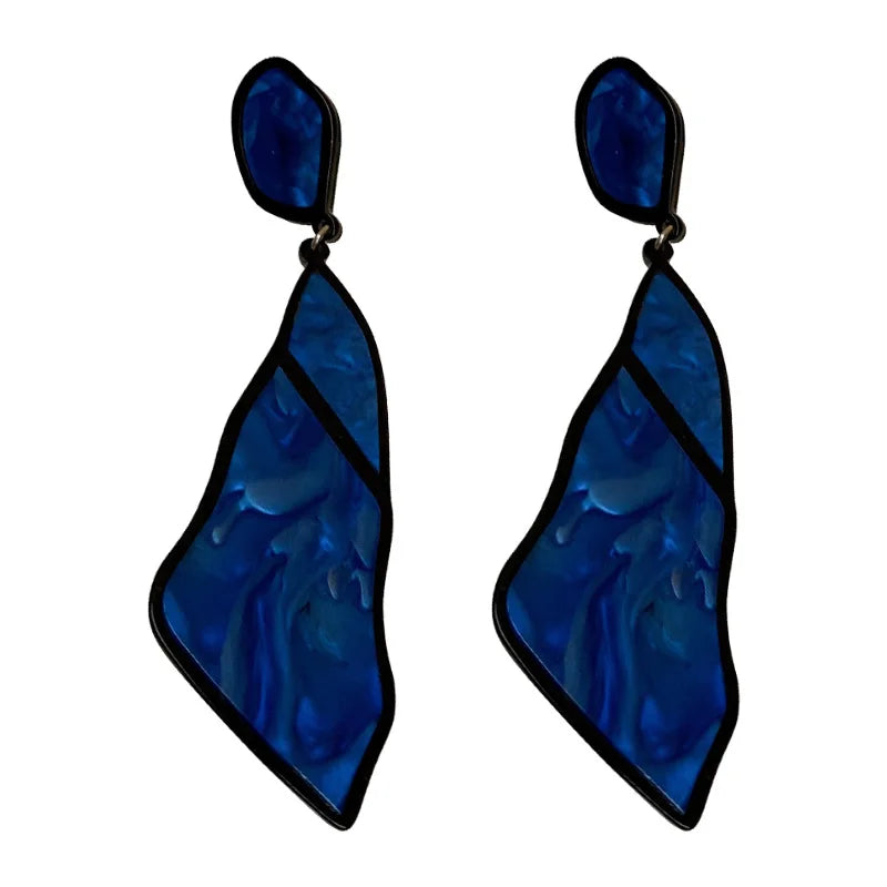 Oceanic Shard Drop Earrings