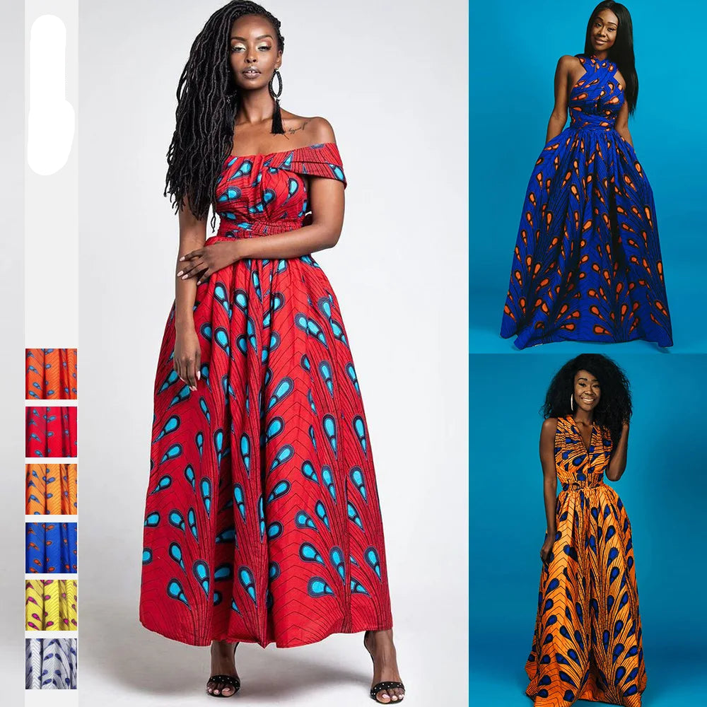 Infinity Maxi Dress Ankara African Print