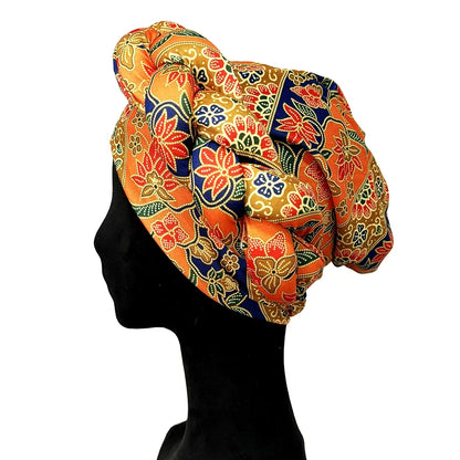 Ready-to-Wear Braided Headtie - Stylish Ankara Print Turban Hat for Weddings &amp; Daily Wear