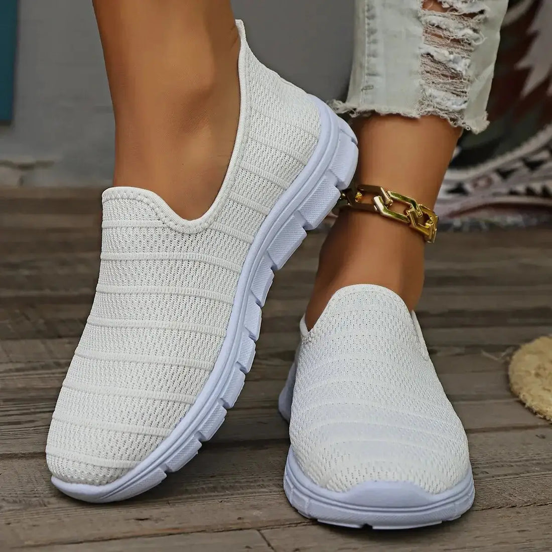 Easy Slip on Loafers Breatheable Comfortable