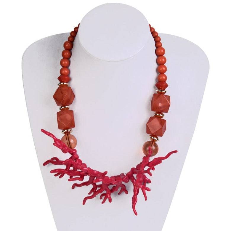 Handmade Beaded Chain Choker Necklace For Women.