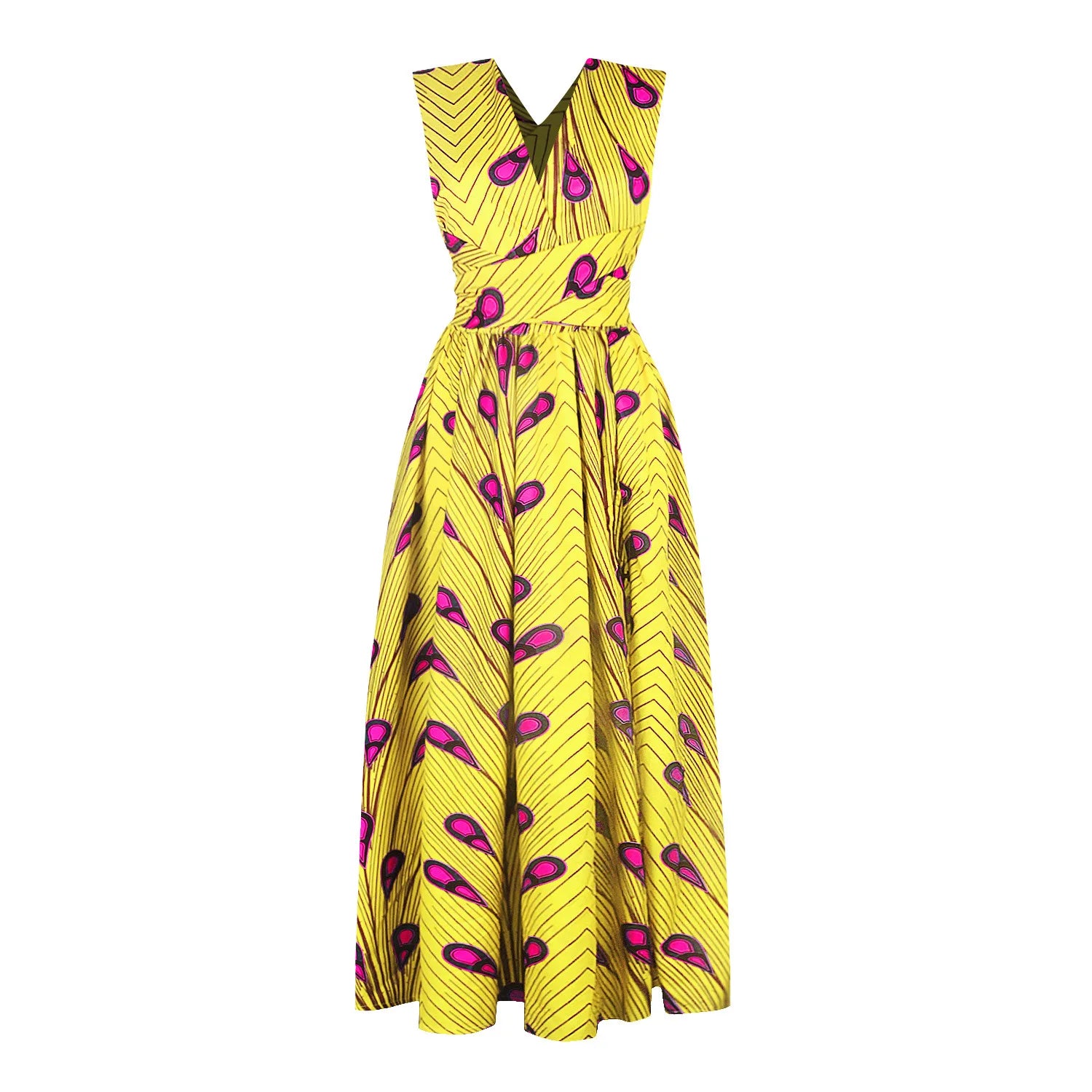 Infinity Maxi Dress Ankara African Print