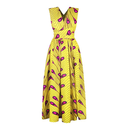 Infinity Maxi Dress Ankara African Print