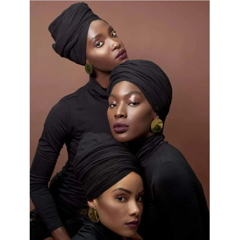 Headband Wrap Scarf For Locs &amp; Braids