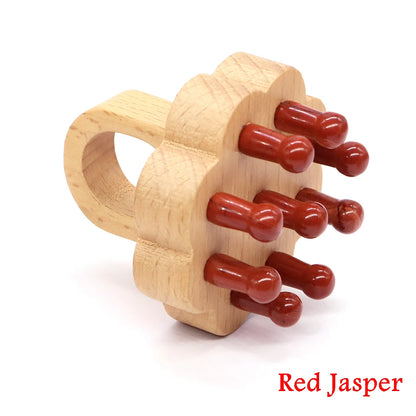 Healing Crystal Scalp Massager Tool