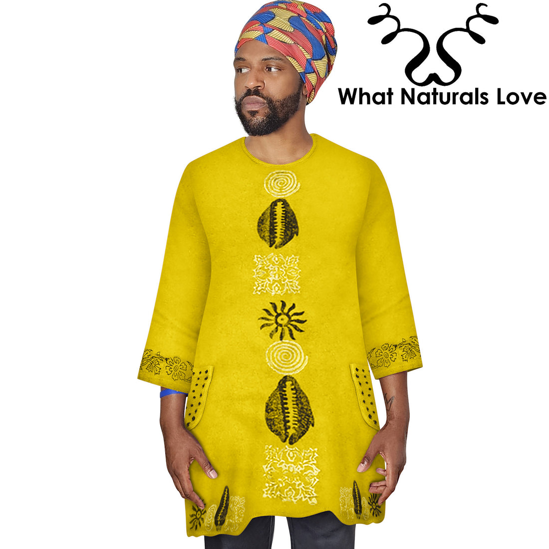 Kwanzaa Designer Dashiki Shirt 100% Cotton