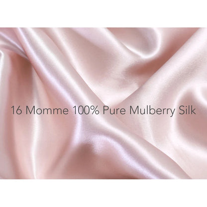 100% Mulberry Silk Sleep Bonnet for Long Hair