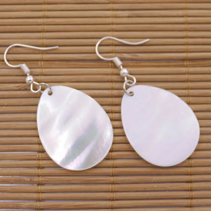 Pearl Teardrop Shell Earrings