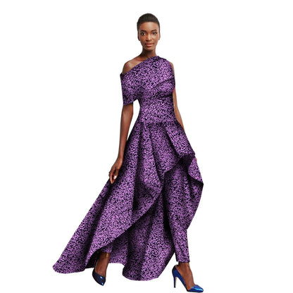 Off-Shoulder Two Piece Ankare Suite for Women
