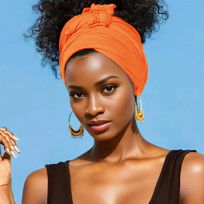 Super Soft Extra Long Breathable Stretchy Jersey Turban Headband