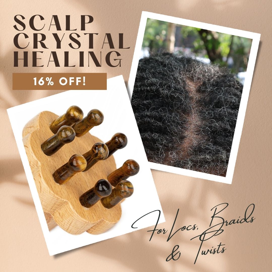 Crystal Scalp Healer – Choose Your Stone