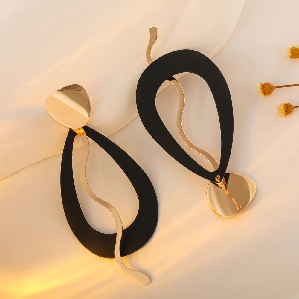 ZigZag Gold Earrings For Women