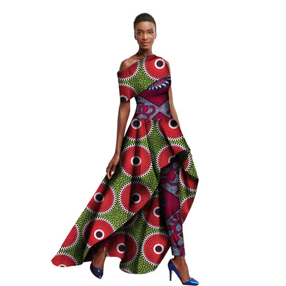 Off-Shoulder Two Piece Ankare Suite for Women