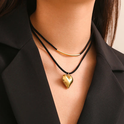 Heart of Gold Layered Necklace