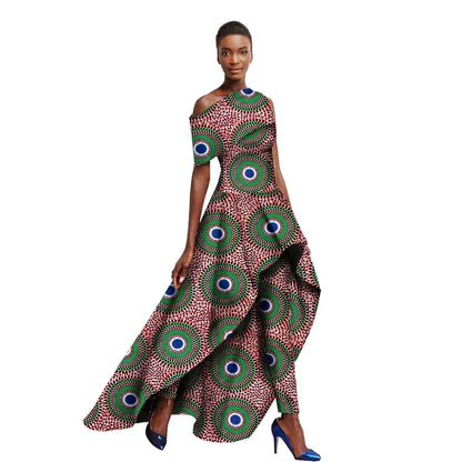 Off-Shoulder Two Piece Ankare Suite for Women