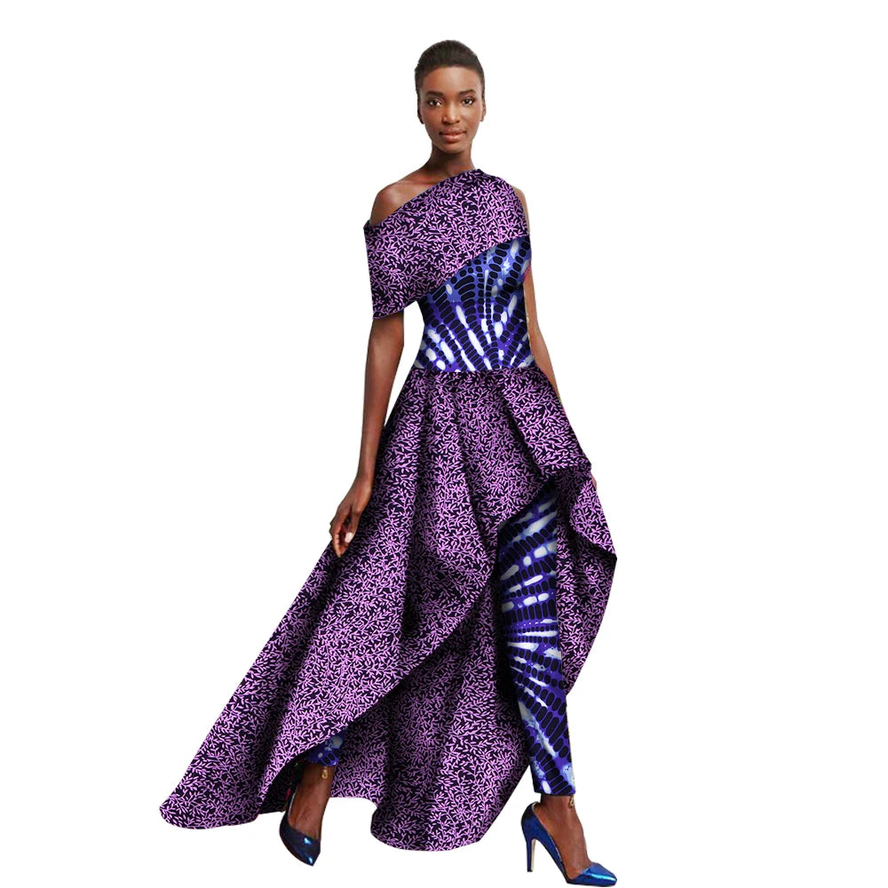 Off-Shoulder Two Piece Ankare Suite for Women